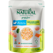 Ração Úmida Guabi Natural Grain Free Frango, Salmão e Vegetais para Cães - 100 g