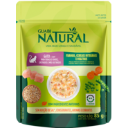 Ração Úmida Guabi Natural Frango, Cereais e Vegetais para Gatos - 85 g