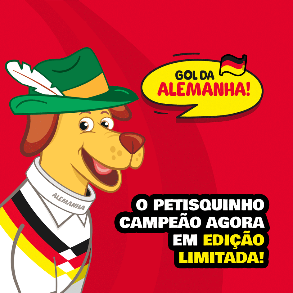 Bifinho Petiscão Alemanha para Cães sabor Salsicha - 60 g
