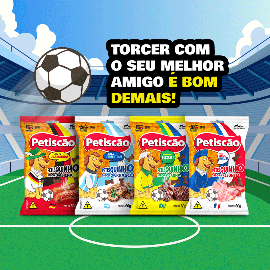 Bifinho Petiscão Alemanha para Cães sabor Salsicha - 60 g