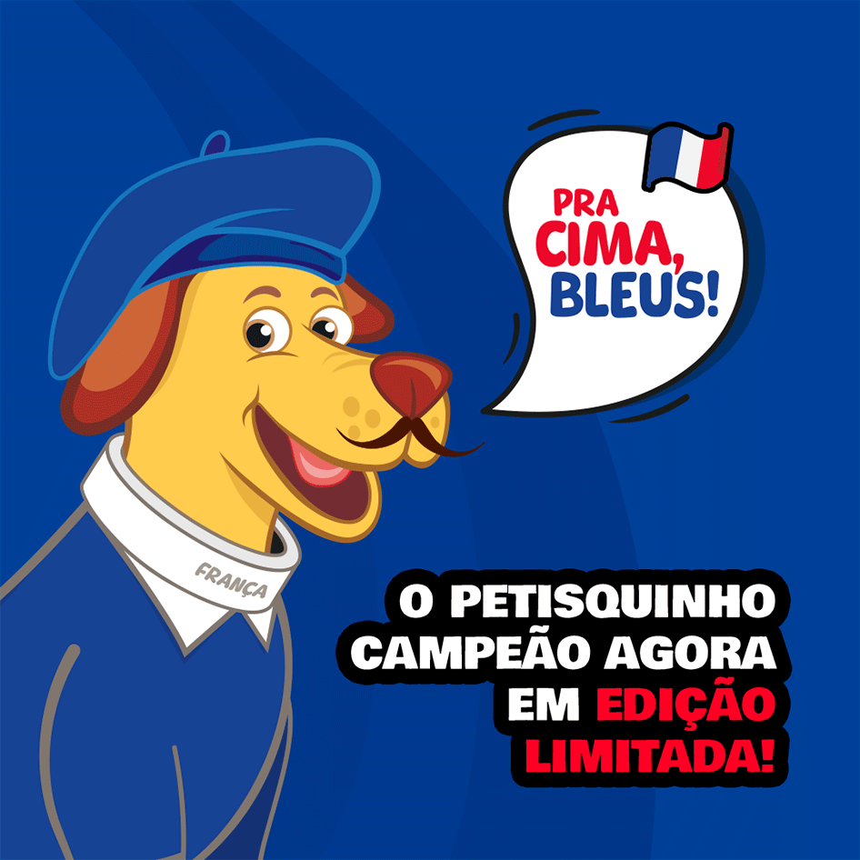 Bifinho Petiscão França para Cães Sabor Presunto - 60 g