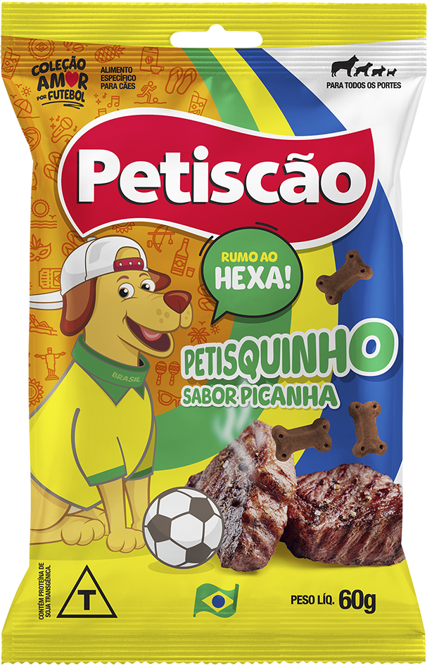 Bifinho Petiscão Brasil para Cães Sabor Picanha - 60 g