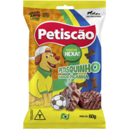 Biscoito Petiscão Brasil para Cães Sabor Picanha - 60 g