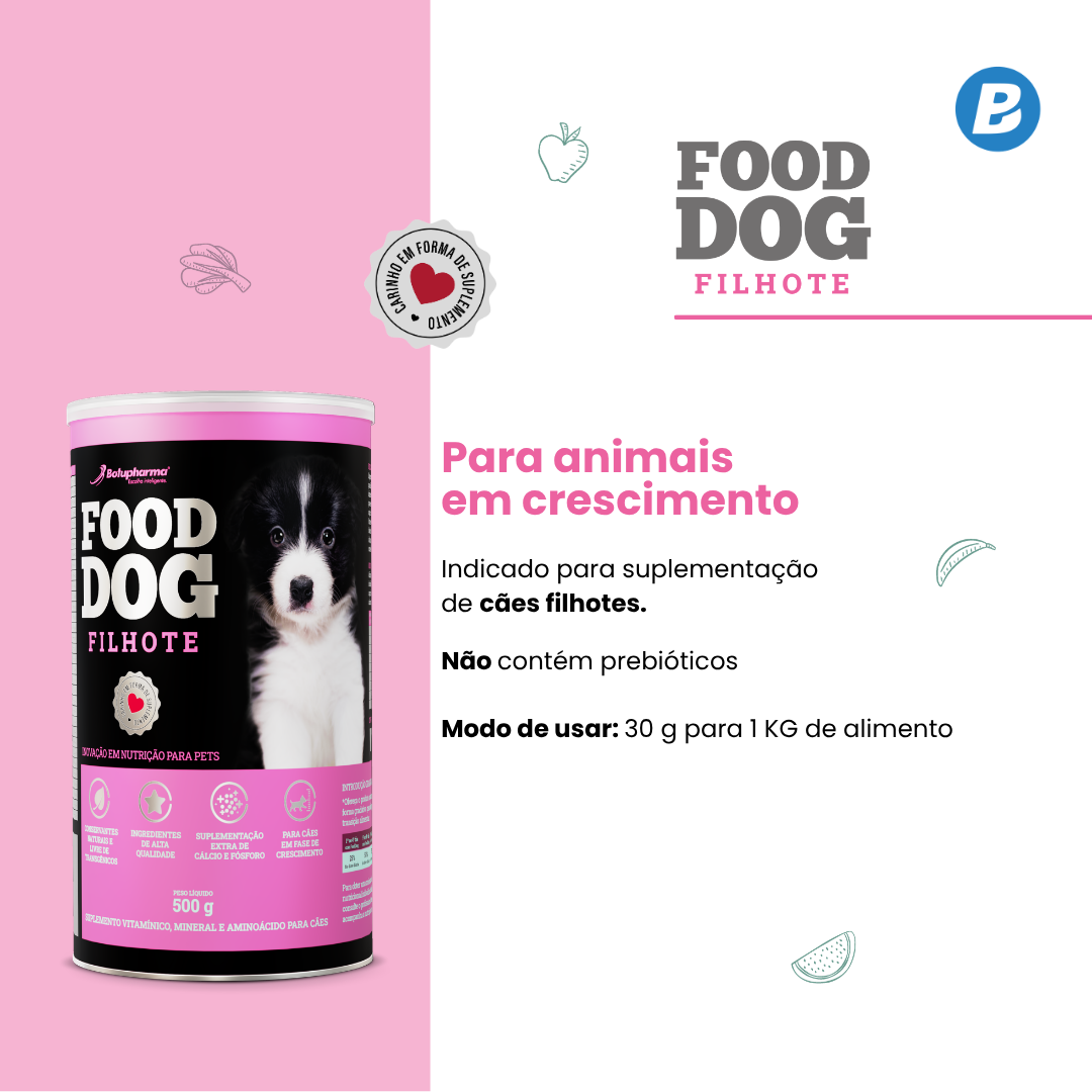 Suplemento Vitamínico Botupharma Pet Food Dog Crescimento - 100 g