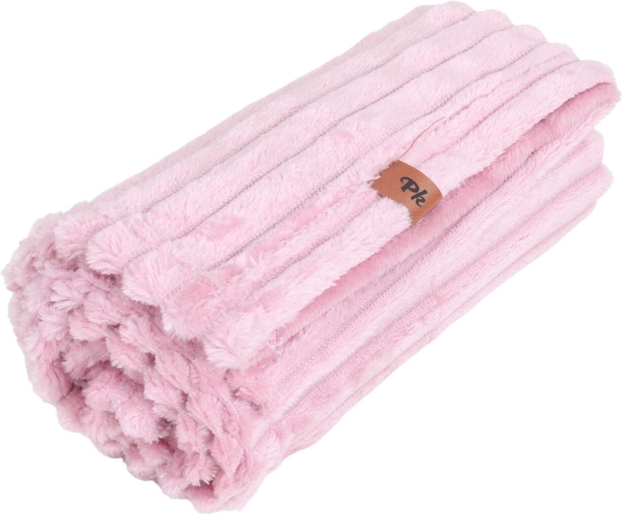 Cobertor Flufy Pickorruchos Ultrasoft Rosa para Cães e Gatos - Tam. Único