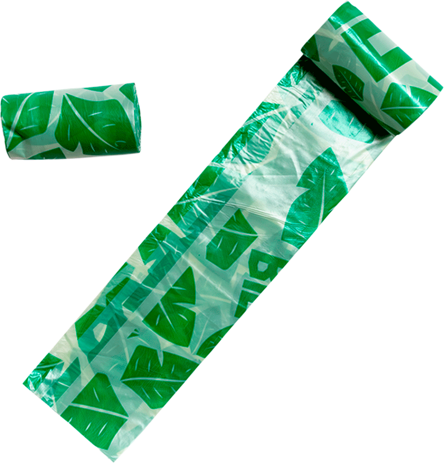 Kit Cata Caca Germanhart Bio Verde com Refil - 8 Rolos
