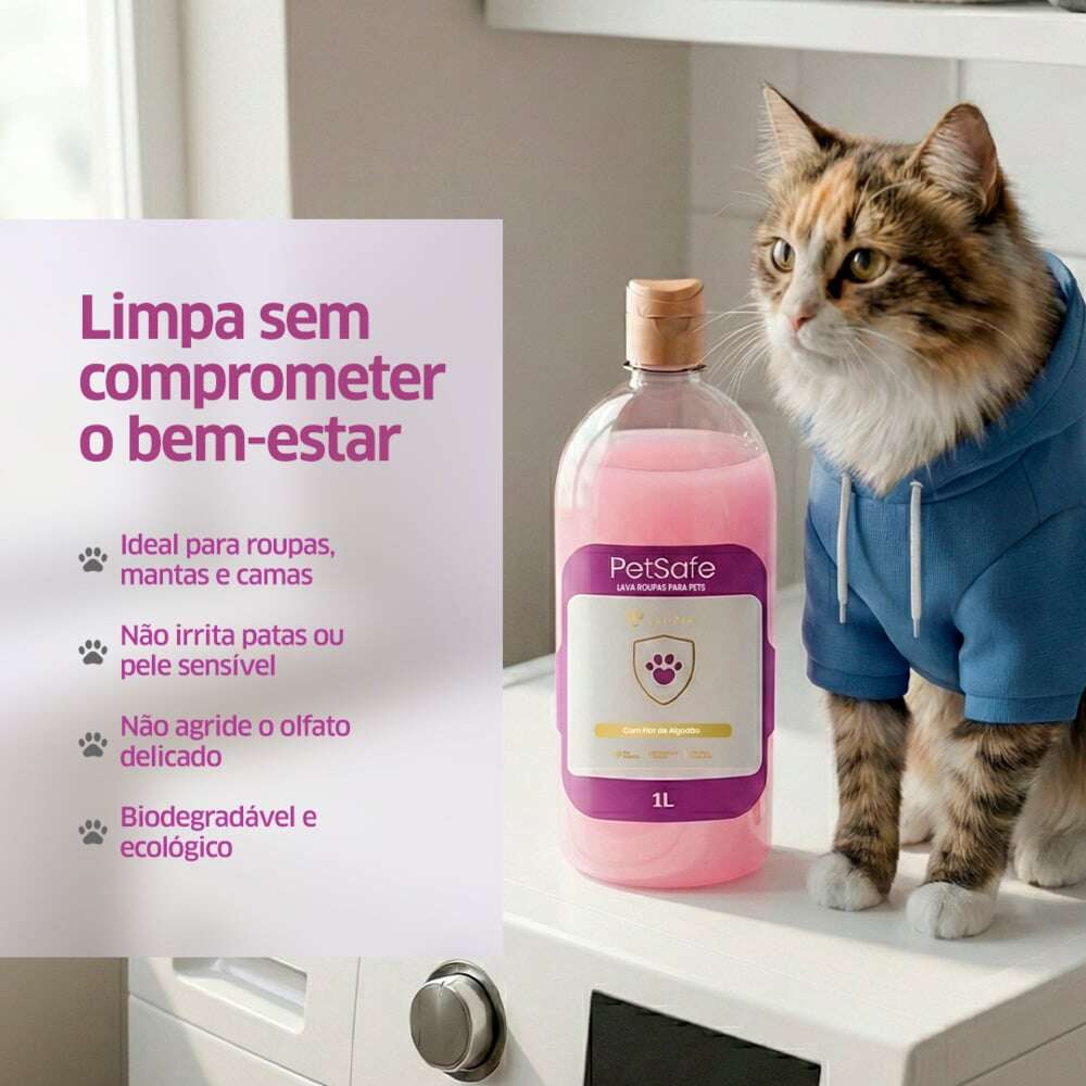 Lava Roupas CleanNew Petsafe - 1 Litro
