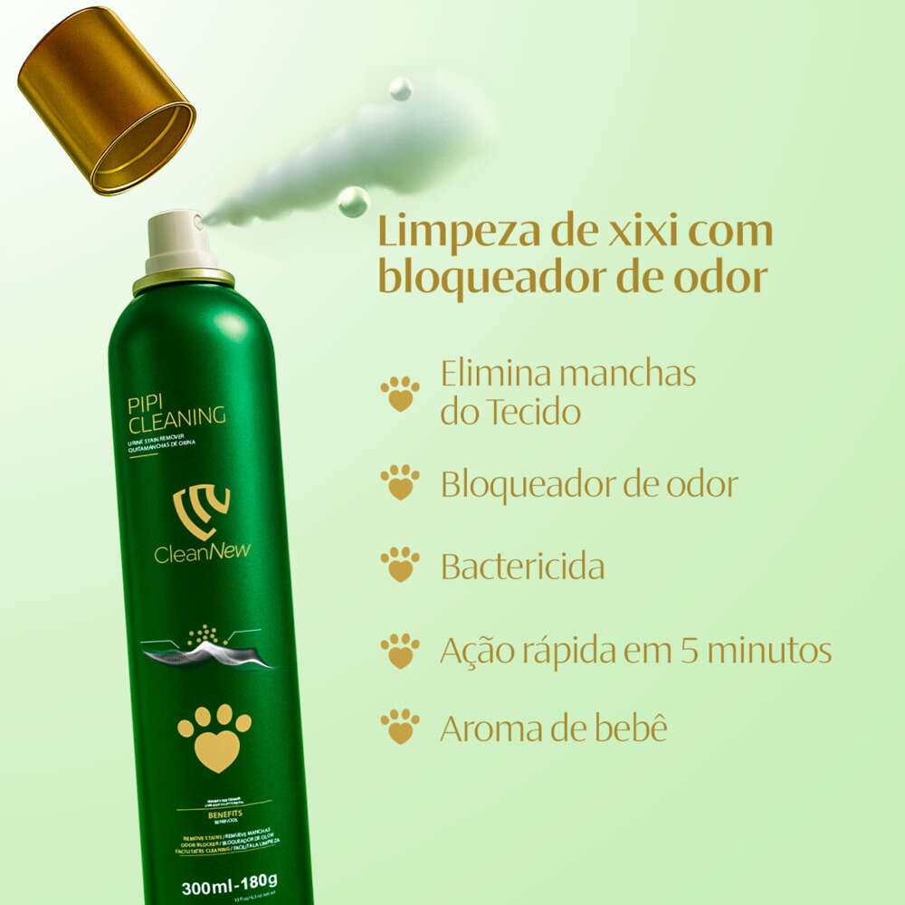Espuma de Limpeza CleanNew Pipi Cleaning - 300 mL