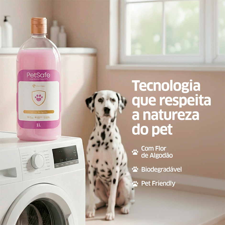 Lava Roupas CleanNew Petsafe - 1 Litro