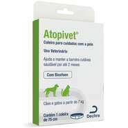Coleira Dechra Apitovet Cuidados da Pele para Cães e Gatos - 75 cm