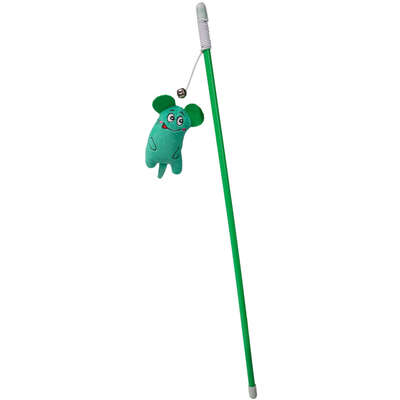 Brinquedo Interativo Fábrica Pet Varinha Mouse para Gatos