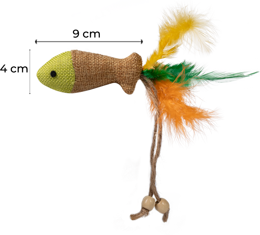 Brinquedo Interativo Fábrica Pet Little Fish para Gatos - Tam. Único