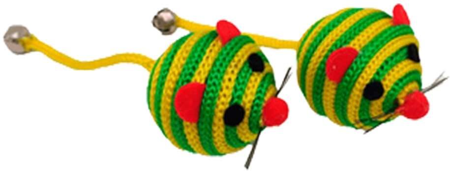 Kit Brinquedo Interativo Savana Pet Ratinho Verde para Gatos - Tam. Único