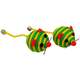 Kit Brinquedo Interativo Savana Pet Ratinho Verde para Gatos