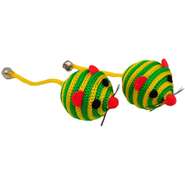 Kit Brinquedo Interativo Savana Pet Ratinho Verde para Gatos - Tam. Único