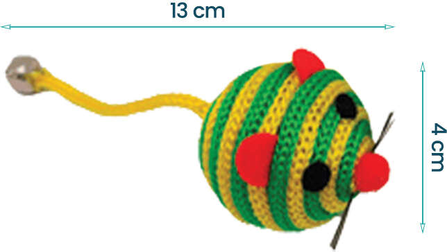 Kit Brinquedo Interativo Savana Pet Ratinho Verde para Gatos - Tam. Único