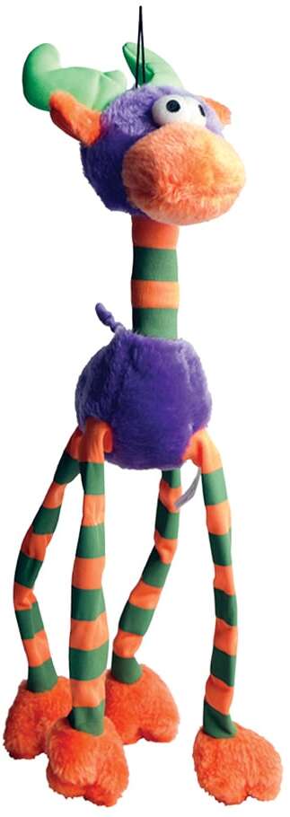 Brinquedo Pelúcia Savana Pet Alce Sonoro Roxo para Cães - Tam. Único
