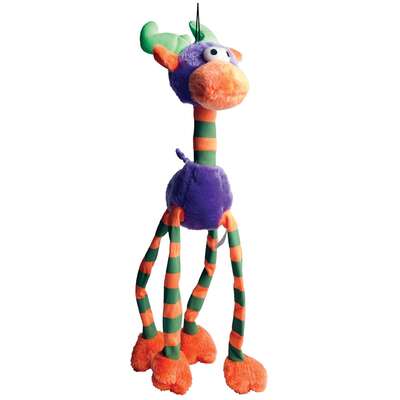 Brinquedo Pelúcia Savana Pet Alce Sonoro Roxo para Cães