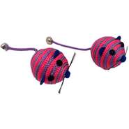 Kit Brinquedo Interativo Savana Pet Ratinho Roxo para Gatos - Tam. Único