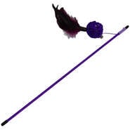 Brinquedo Interativo Savana Pet Vareta com Bola e Penas para Gatos - Tam. Único