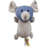 Brinquedo Pelúcia Savana Pet Elefante com Corda para Cães - Tam. Único