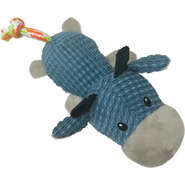 Brinquedo Pelúcia Savana Pet Boi com Corda para Cães - Tam. Único