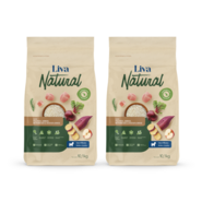 Ração Liva Natural Frango e Batata Doce para Cães Filhotes de Raças Médias e Grandes - 10,1Kg (2 Unidades)