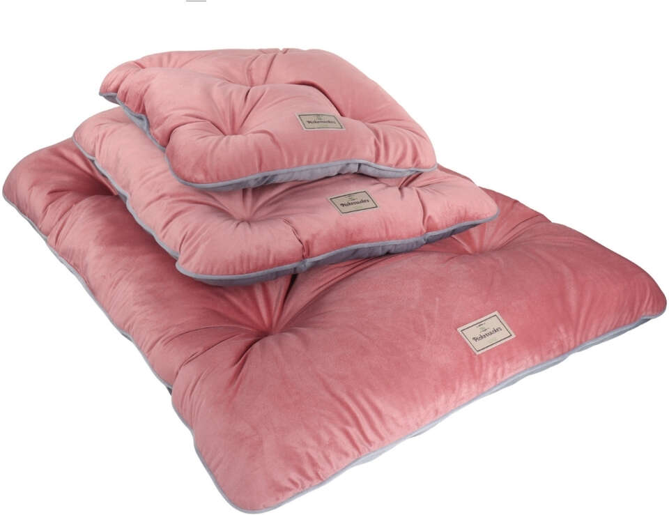 Almofada Pickorruchos Suede Rosa para Cães e Gatos - Tam. M