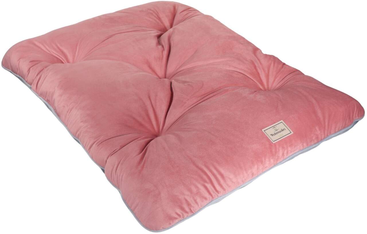 Almofada Pickorruchos Suede Rosa para Cães e Gatos - Tam. M