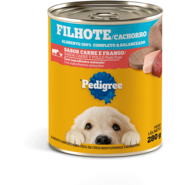Ração Pedigree Lata Patê de Carne e Frango para Cães Filhotes - 280 g