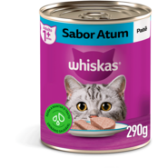 Ração Whiskas Lata Patê de Atum - 290 g