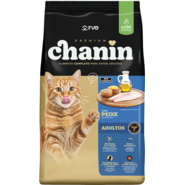 Ração Seca Chanin Natural Peixe para Gatos Adultos - 10,1Kg