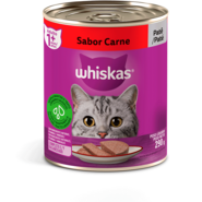 Ração Whiskas Lata Patê de Carne - 290 g