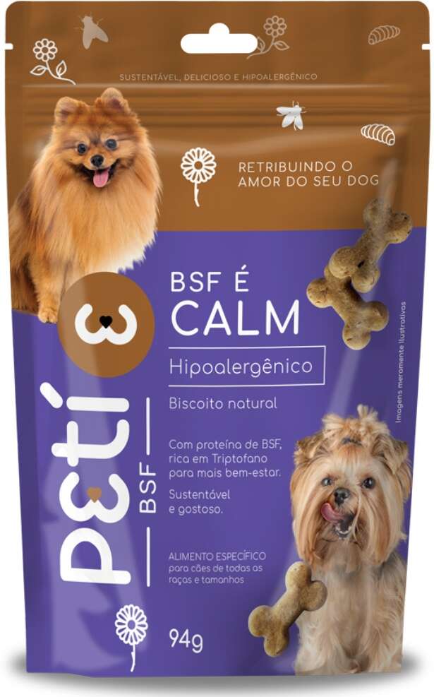 Biscoito Natural Petí BSF Calm Sabor Valeriana para Cães - 94 g
