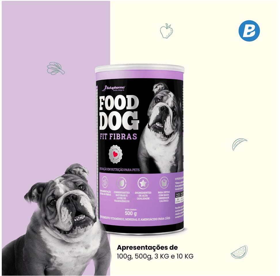 Suplemento Vitamínico Botupharma Pet Food Dog Fit Fibras - 100 g