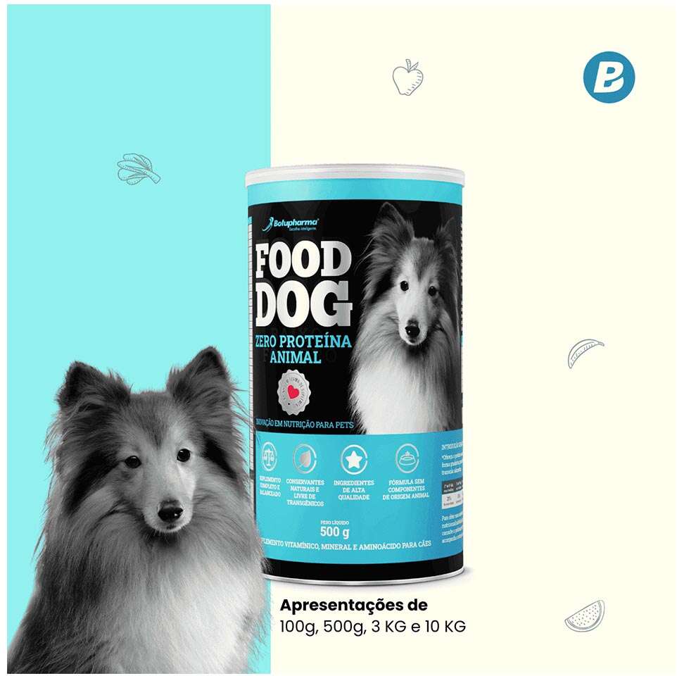 Suplemento Vitamínico Botupharma Pet Food Dog Zero Proteína Animal - 100 g