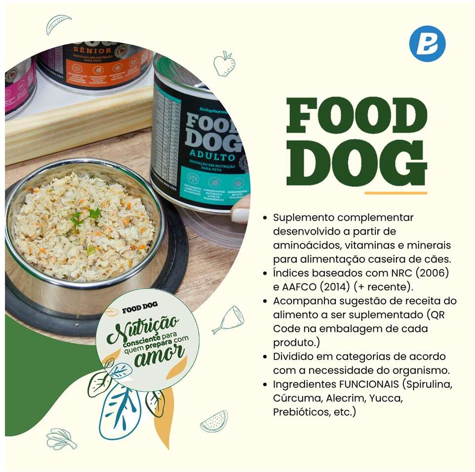 Suplemento Vitamínico Botupharma Pet Food Dog Zero Proteína Animal - 100 g