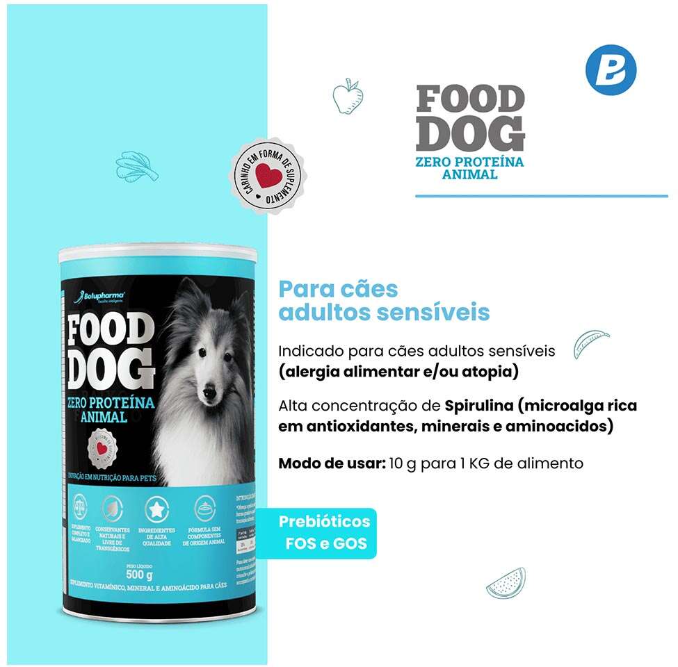 Suplemento Vitamínico Botupharma Pet Food Dog Zero Proteína Animal - 100 g