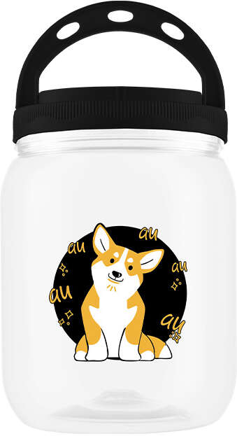 Pote Organizador Indústria Bandeirannte Dogs - 1,7 Litros