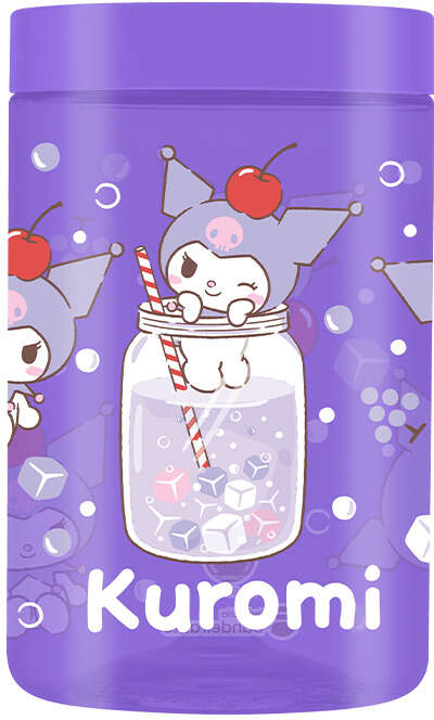 Pote Organizador Indústria Bandeirannte Kuromi Drinks - 1,5 Litros