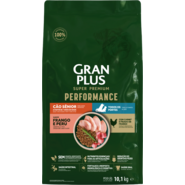 Ração Seca GranPlus Performance para Cães Seniores Todos as Raças sabor Frango e Peru - 10,1Kg