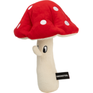 Brinquedo Pelúcia Qmonster Cogumelo Vermelho para Cães - Tam. Único