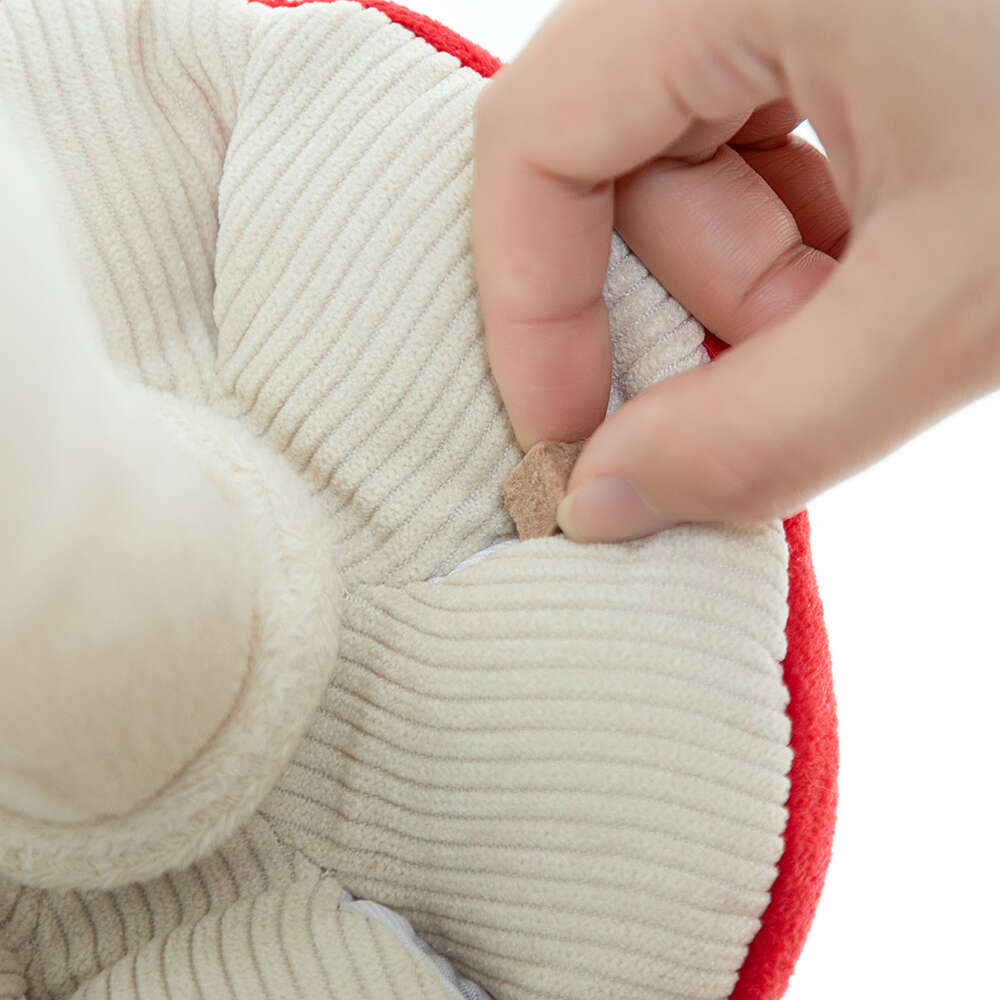 Brinquedo Pelúcia Qmonster Cogumelo Vermelho para Cães - Tam. Único