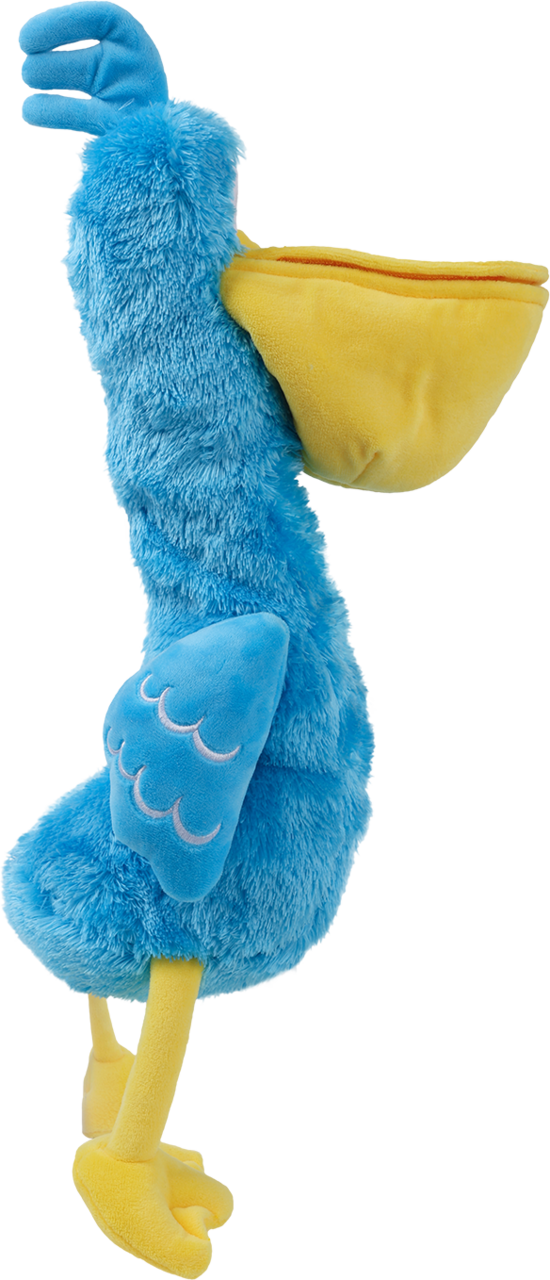 Brinquedo Pelúcia Qmonster Pelicana Dada Azul para Cães - Tam. Único