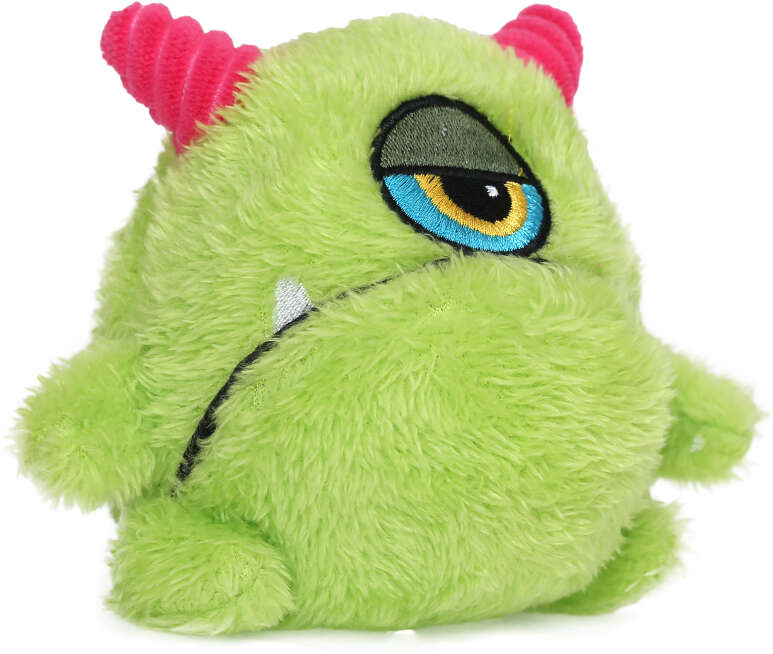 Brinquedo Pelúcia Qmonster Monstro com Bola Espinhosa Verde para Cães - Tam. Único