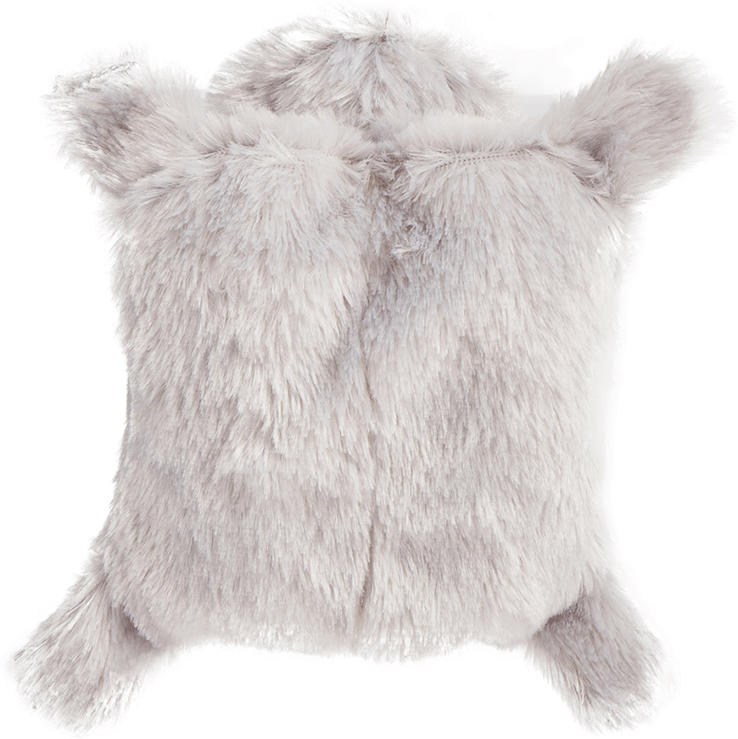 Brinquedo Pelúcia Fofos Lebre Puppy Cinza para Cães - Tam. Único