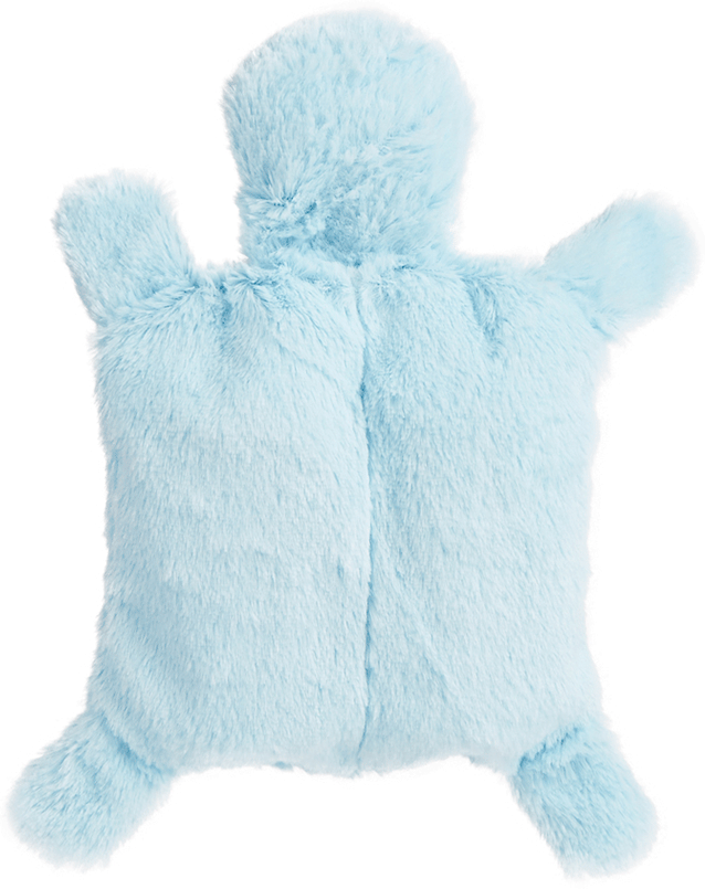 Brinquedo Pelúcia Fofos Hipopótamo Puppy Azul Claro para Cães - Tam. Único