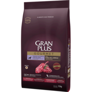 Ração Seca GranPlus Goumert para Cães Filhotes de Todas as Raças sabor Ovelha e Arroz - 15Kg