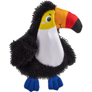 Brinquedo Pelúcia Fofos Tucano Tough Crocante Preto para Cães - Tam. Único