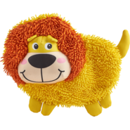 Brinquedo Pelúcia Fofos Leão Tough Crocante Amarelo para Cães - Tam. Único